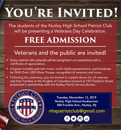 PNHS Patriot Club Celebrates Veterans