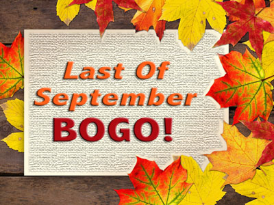 Last Of September BOGO!