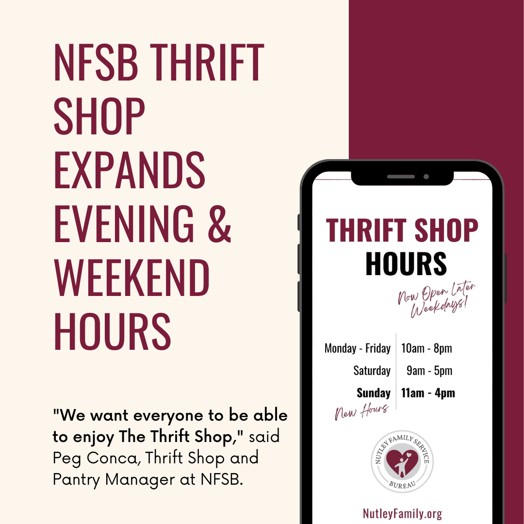 NFSB Thrift Shop Expands Evening and Weekend Hours!