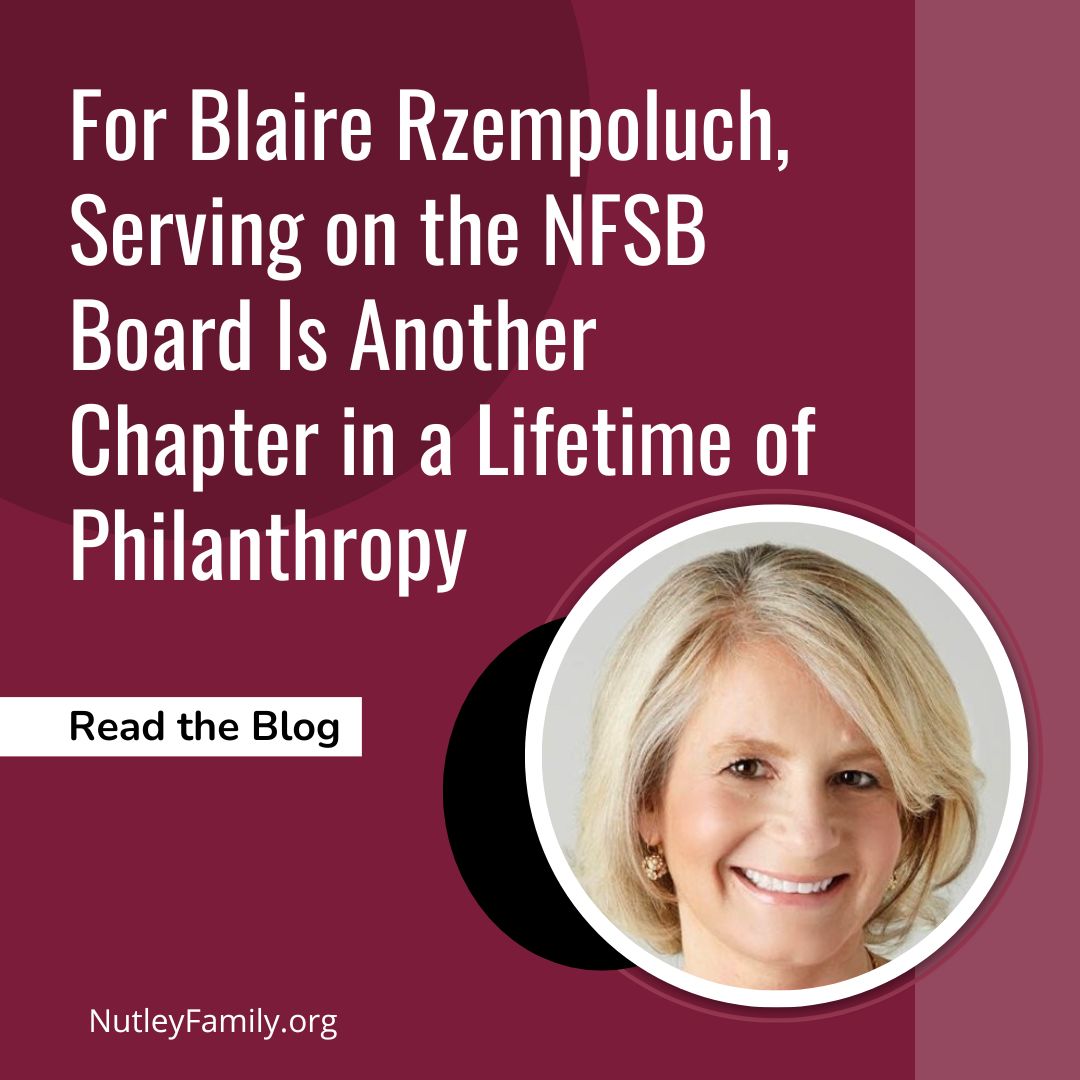 For Blaire Rzempoluch, Serving on the NFSB Board Is Another Chapter in a Lifetime of Philanthropy