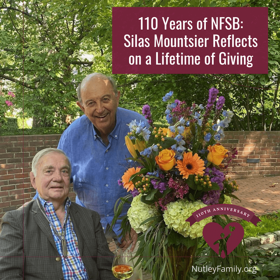110 Years of NFSB: Silas Mountsier Reflects on a Lifetime of Giving
