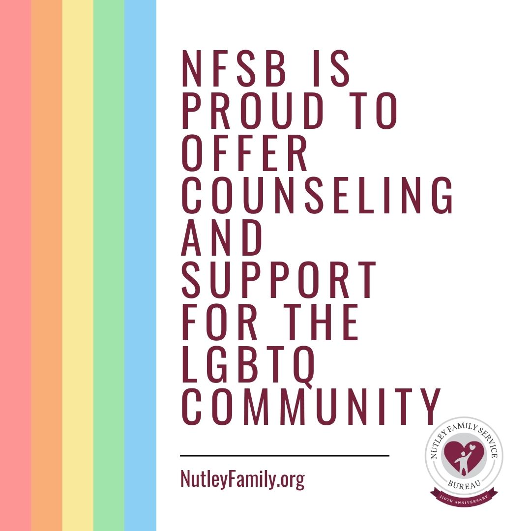 NFSB Is Proud to Offer Counseling and Support for the LGBTQ Community