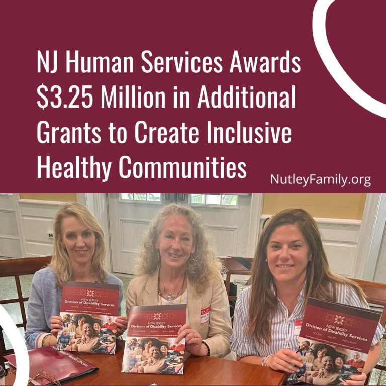 NJ Human Services Awards $3.25 Million in Additional Grants to Create Inclusive Healthy Communities