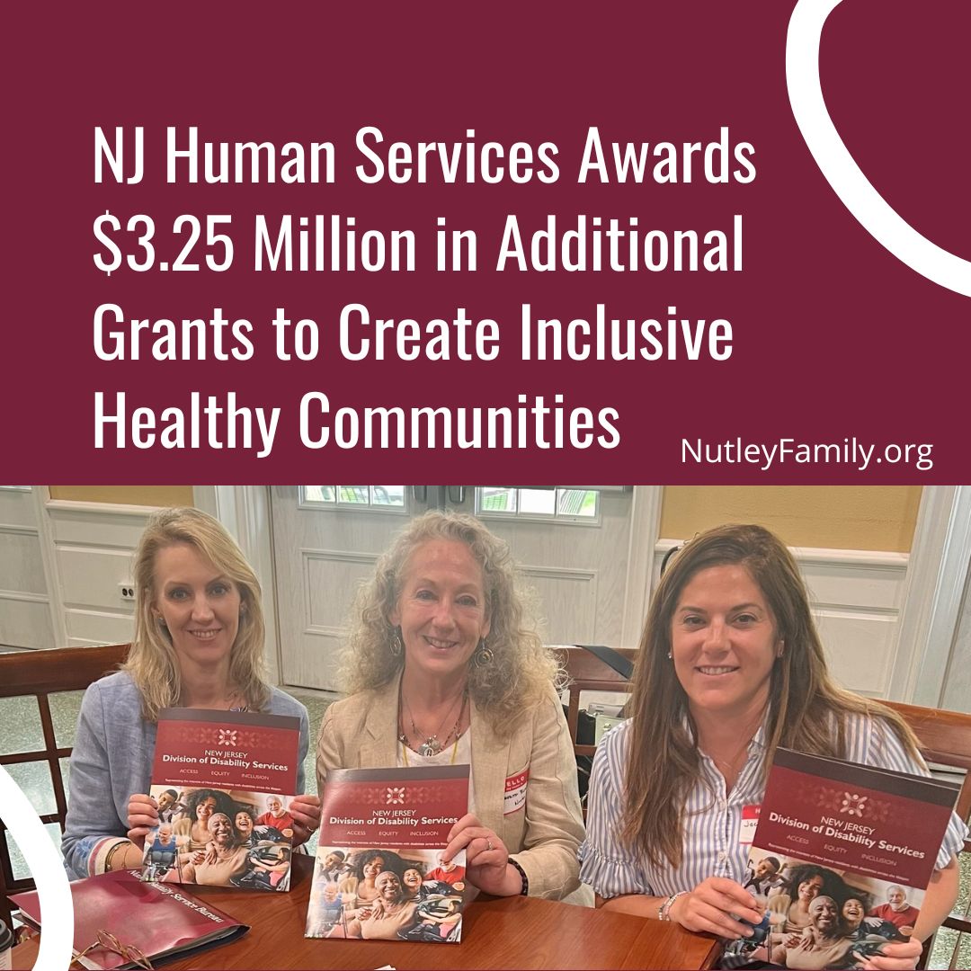 NJ Human Services Awards $3.25 Million in Additional Grants to Create Inclusive Healthy Communities