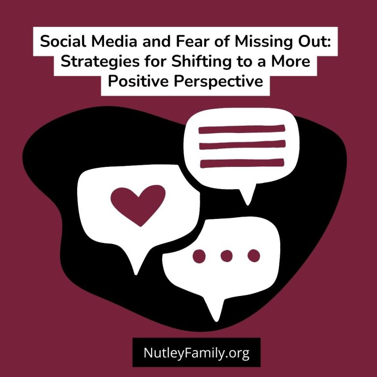 Social Media and Fear of Missing Out: Strategies for Shifting to a More Positive Perspective