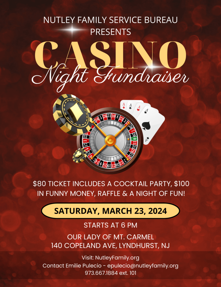 NFSB Casino Night Fundraiser Flyer 2024