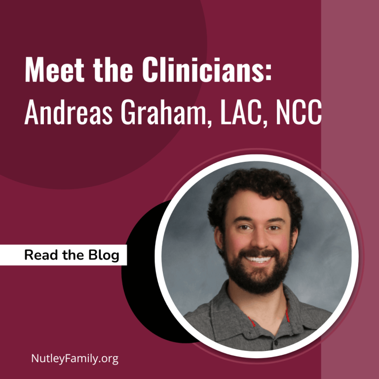 Meet the Clinicians: Andreas Graham, LAC, NCC